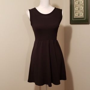 Textured Black Dress